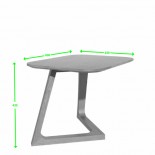 Scandic Oak V - Small Lamp Table